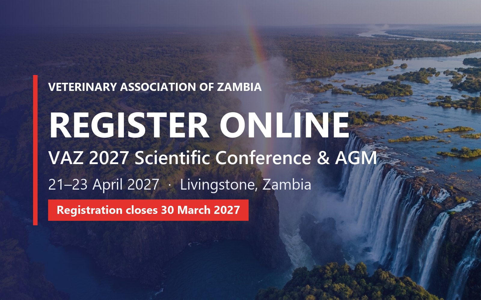 REGISTER ONLINE: VAZ 2027 Scientific Conference and AGM